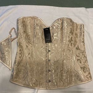 Cream Corset size XL